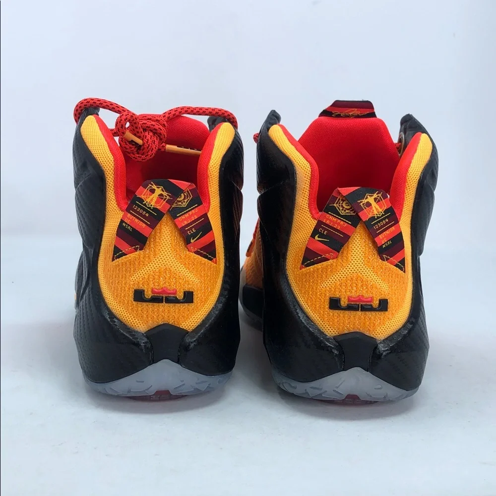 Nike Lebron XII 12 CLE Cleveland Bright Crimson 684593-830 Men’s Shoes -Size 8.5